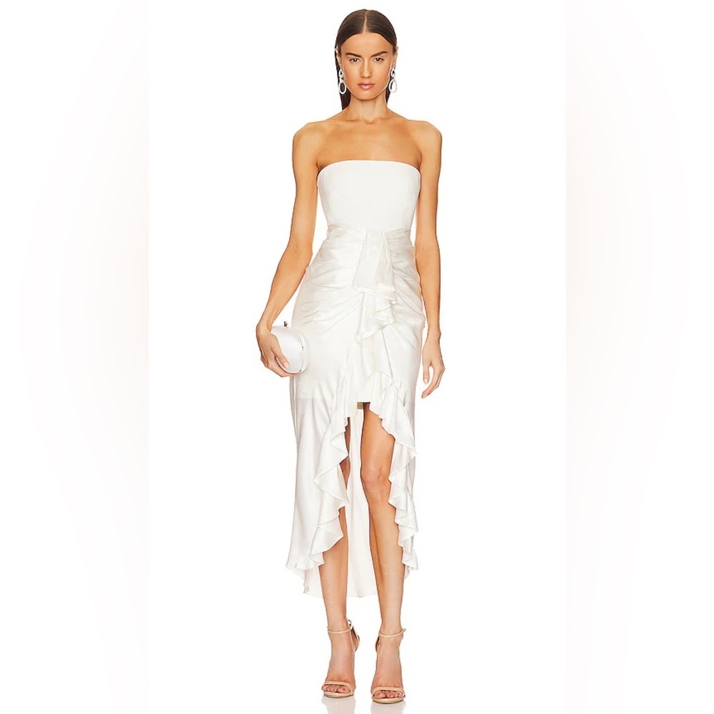 Cinq A Sept Georgiana Dress in Ivory Sz 0